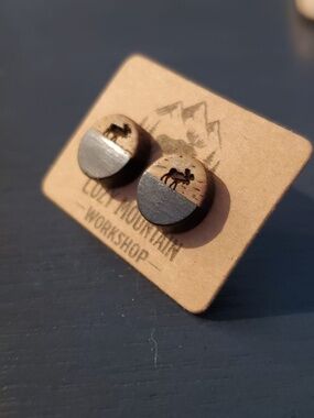 Moose earrings